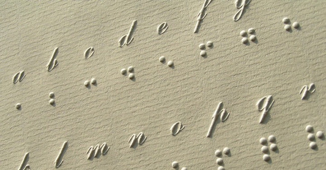Video: The process of creating a Braille system for the blind