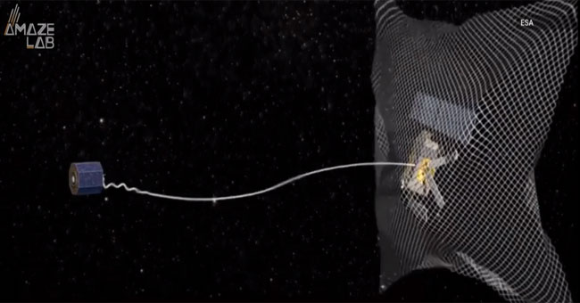 Video: The project to manufacture space hook TB to remove garbage in space