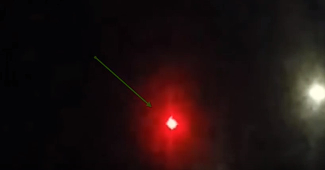 Video: The red glowing ball is suspected to be UFO in France