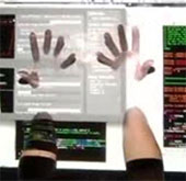 Video: Touch screen with water
