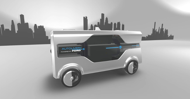 Video: Truck deliveries automatically by unmanned aircraft