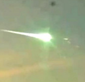 Video: Unidentified object pierces meteorite in Ural sky
