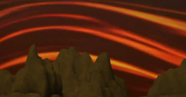Video: Unusual midnight in hell Venus
