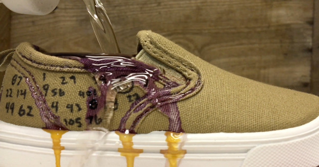 Video: What happens if you throw acid on your shoes?