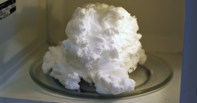 Video: What happens when we put soap into the microwave?