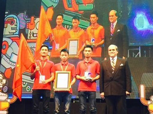 Vietnam championed Robocon Asia - Pacific 2015