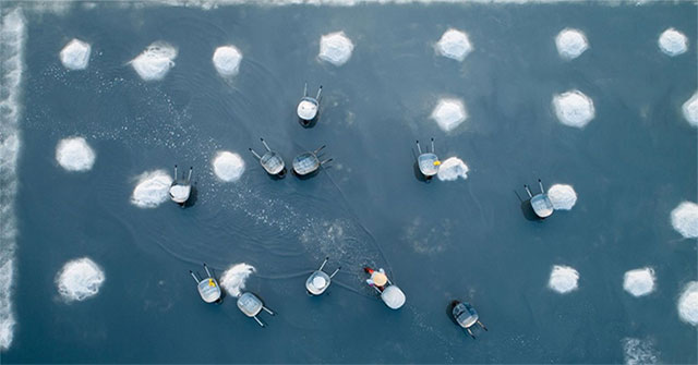 Vietnam is strangely beautiful through a series of photos taken from above