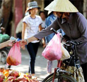 Vietnam prohibits the production of plastic bags that are difficult to decompose