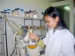 Vietnam: Synthesis of 2.5 grams of oseltamivir