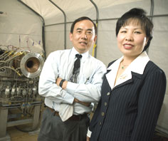Vietnamese couple at NASA