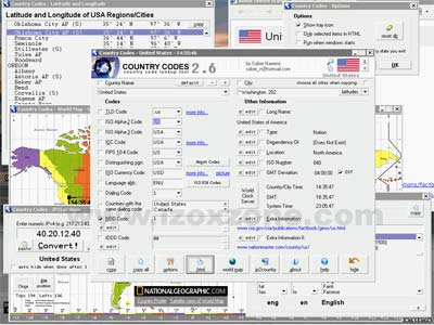 View information about countries around the world with CountryCode