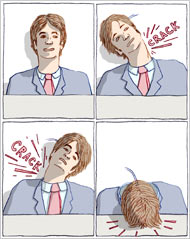 Vigorous shaking of the neck can lead to stroke