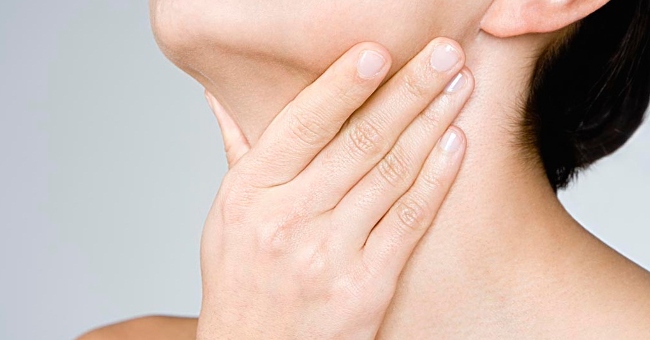 Visible signs of esophageal cancer