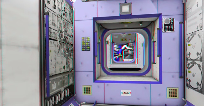 Visit ISS international space station with 3D video