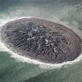 Visit the emerging island in Pakistan after the earthquake