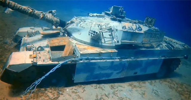 Visit the unique military museum located in the sea in Jordan