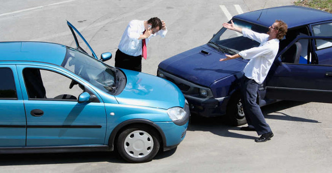 Visual illusion: The culprit lurks causing a traffic accident