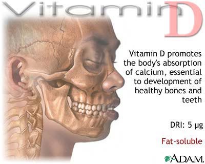 Vitamin D reduces the aging process
