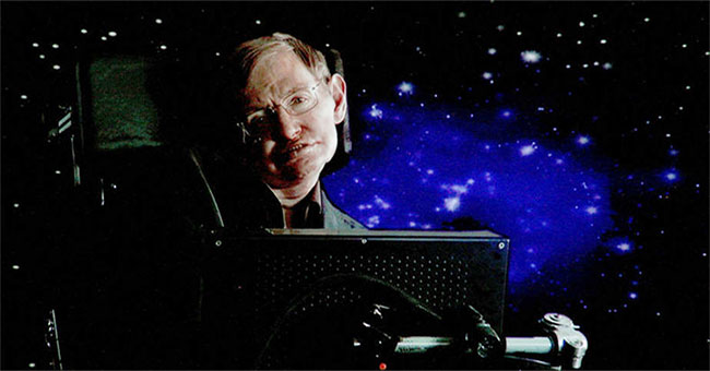 Voiceover Hawking's physics genius into space