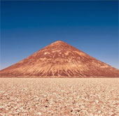 Volcanic pyramid in Argentina