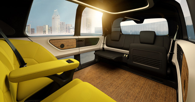 Volkswagen introduced the idea of no steering wheel