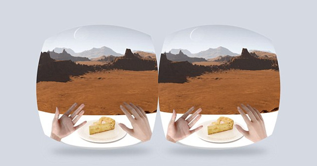 VR glasses help you eat well without worrying about fat
