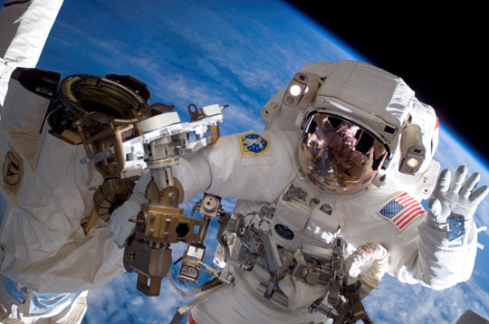 'Walking' for nearly 6 hours in space