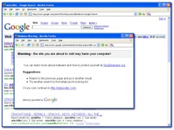 Warning from Google: Be careful with search results!