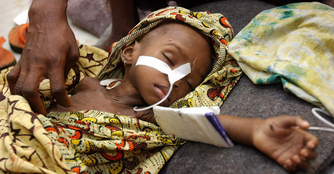 Warning of the existence of blood-borne malaria parasites in African countries