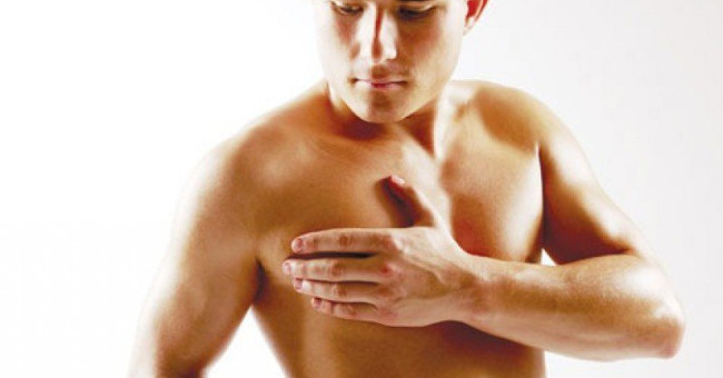 Warning signs of breast cancer in men
