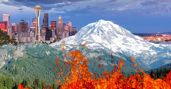 Washington's highest volcano and the risk of flattening the US city