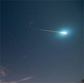Watch meteor shower in the sky of Europe