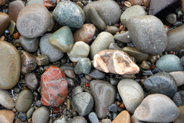 Watch out for severe burns from rocks from the beach