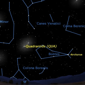 Watch the first meteor shower of the year