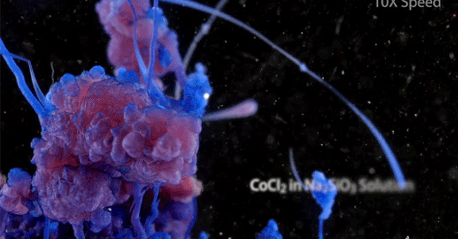 Watching beautiful chemical reactions with 4K resolution, you will want to learn Chemistry immediately