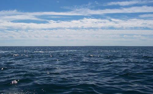 Water in the Indian Ocean flows into the Atlantic Ocean