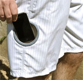 Waterproof pants pocket