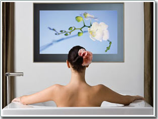 Waterproof TV for bathroom