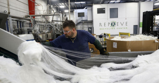 We are about to wear clothes made from plastic bottles