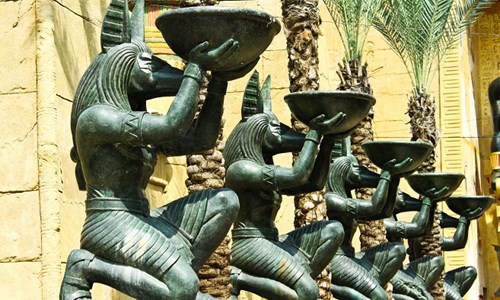 What animals did the ancient Egyptians worship?