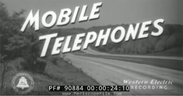 What did a cell phone 80 years ago look like?