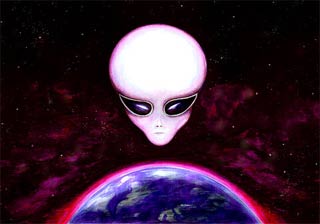 What do aliens see on TV?