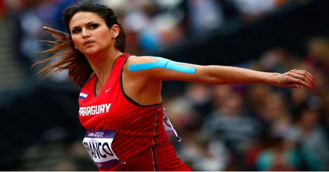What do Olympic athletes tape up on people to do?