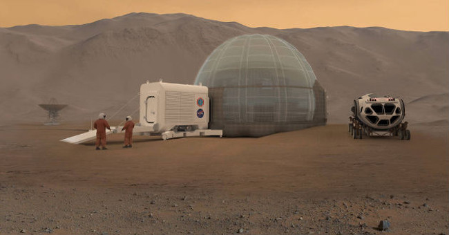 What do people prepare for the work of taking people to Mars?