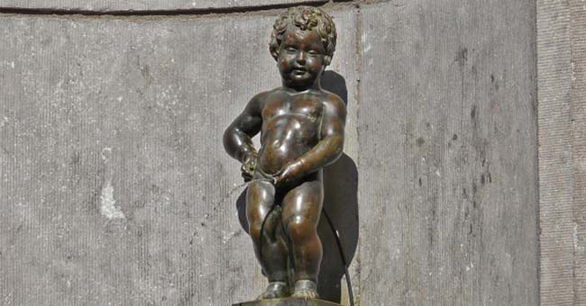 What do you know about Manneken Pis - the pee boy standing in Belgium