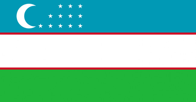 What do you know about the flag of Uzbekistan?