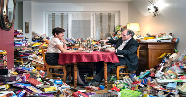 What does your home look like when you don't throw it away for 4 years?