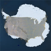 What happens when ice in the West Antarctica melts?