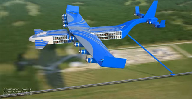 What if we combine trains with airplanes?