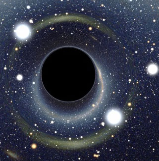 What if you fell into a black hole in the universe?